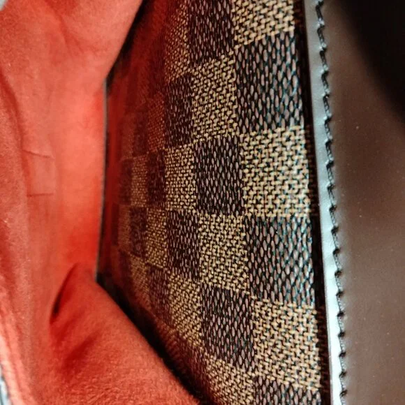 Authentic Louis Vuitton Manosque GM Damier Ebene Tote Bag/LV Shoulder Bag - Picture 14 of 16